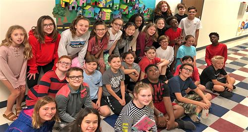 Sixth Grade Art Students at Reinhardt Elementary Create a Better Together Town 